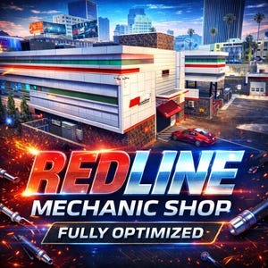 Fivem Mlo | REDLINE MECHANIC SHOP | Fully Optimized |High Quality