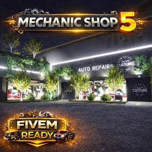 Fivem Mlo | MECHANIC SHOP FÜNF | Voll optimiert | Hohe Qualität