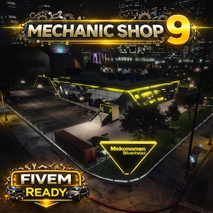 Fivem mlo / OFFICINA MECCANICA NINE / Completamente ottimizzata / Alta qualità