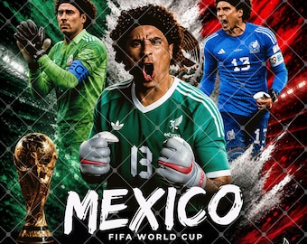 Guillermo Ochoa Mexico Soccer, png (digitale download)