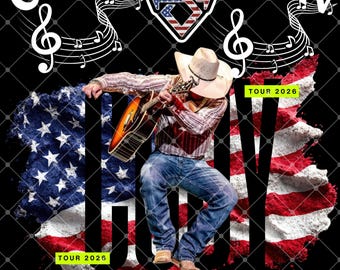 Cody Johnson Live 2026 PNG-Datei T-Shirt (Digitaler Download)
