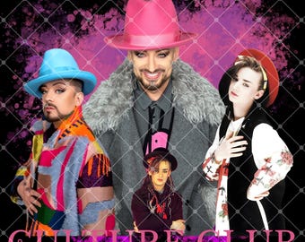 Boy George & Kultur Club 2026 PNG DATEI Digitaler Download bereit zum Drucken