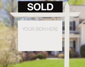 Printed Real Estate Riders: Custom Realtor Signs, 4mm Corrugated Board