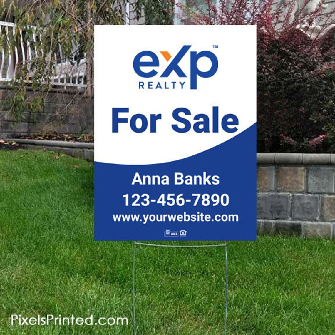 EXP Realty Yard Sign 18 X 24 EXP Realty Lawn Etsy