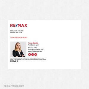 Printed REMAX Summer Postcards 4x6 Thick Glossy or Matte FREE UPS ...