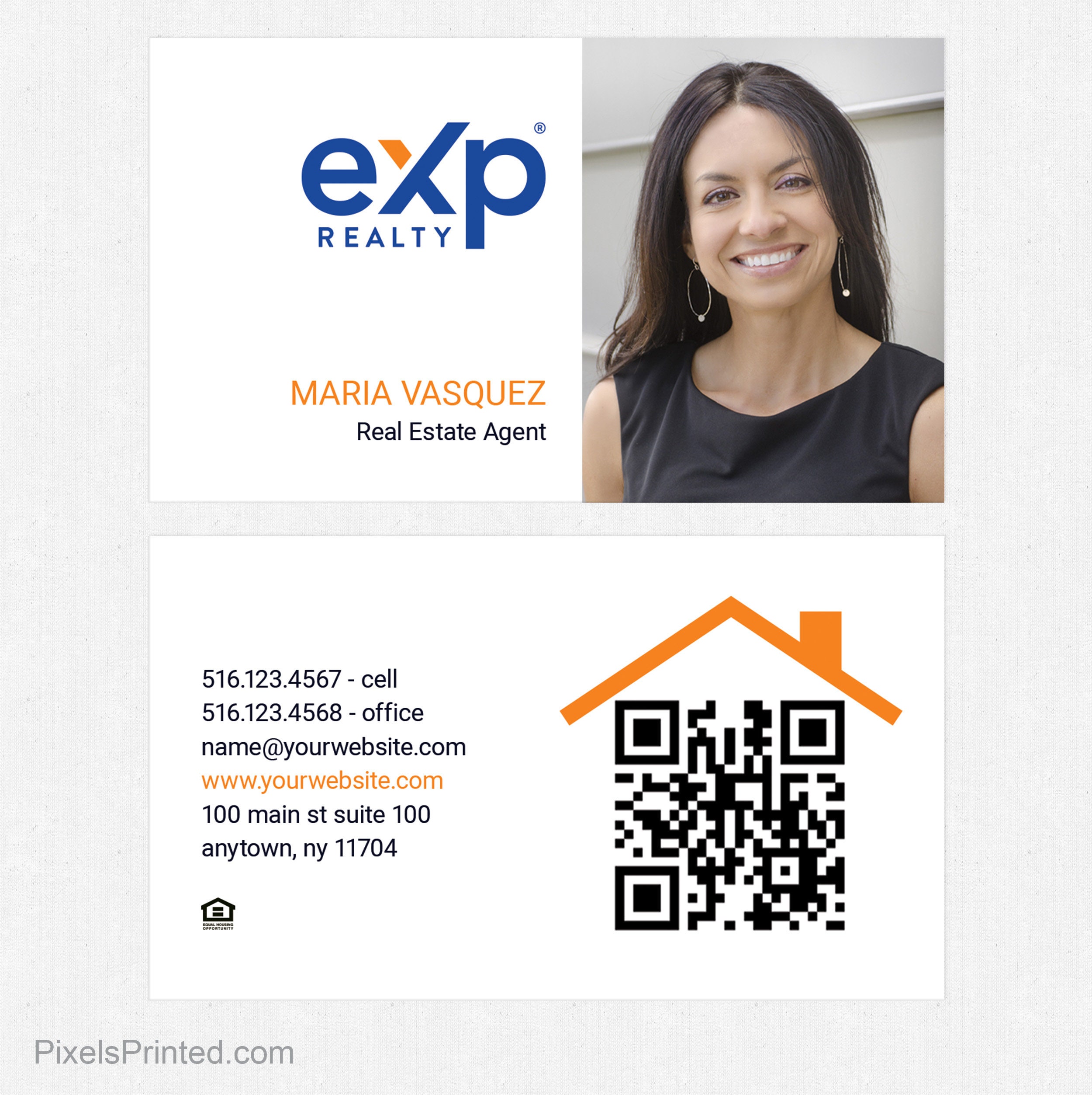 Independent real estate business card magnets – PixelsPrinted