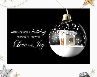 Printed Independent Real Estate Christmas Postcards: Realtor Holiday Mailers (4x6)