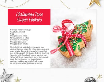 Printed Independent Real Estate Christmas Recipe Postcards: Realtor Holiday Mailers (4x6)