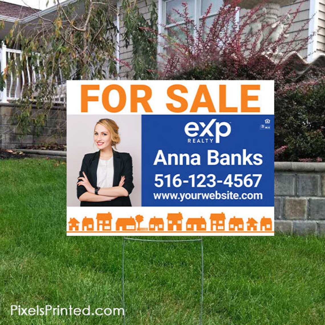 EXP Realty Yard Sign 18 X 24 EXP Realty Lawn Etsy