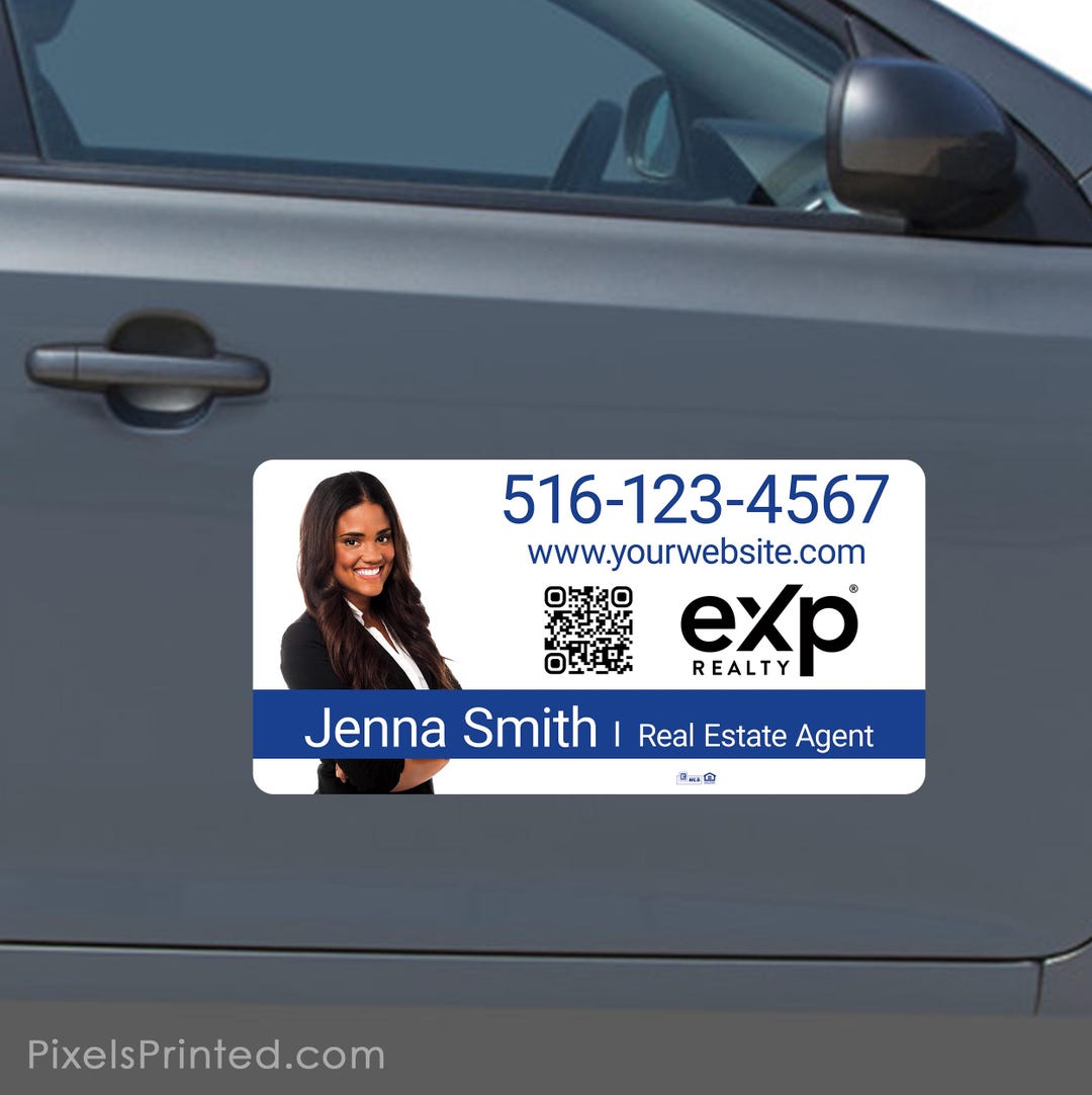 EXP Realty Car Magnets: 12x24 Realtor Marketing, Set of Two - Etsy