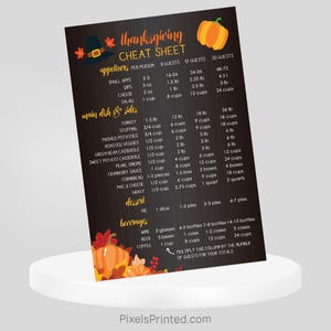printed EXIT realty Thanksgiving cheat sheet postcard, realtor Fall Thanksgiving postcards,  4&quot;x6&quot; real estate fall postcards