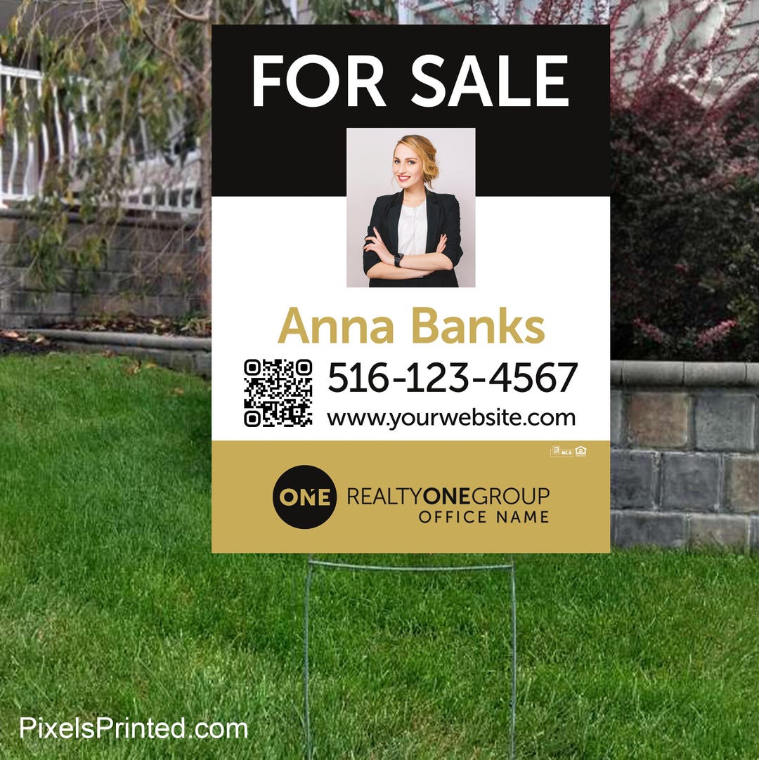 Realty ONE Group Yard Sign: 18