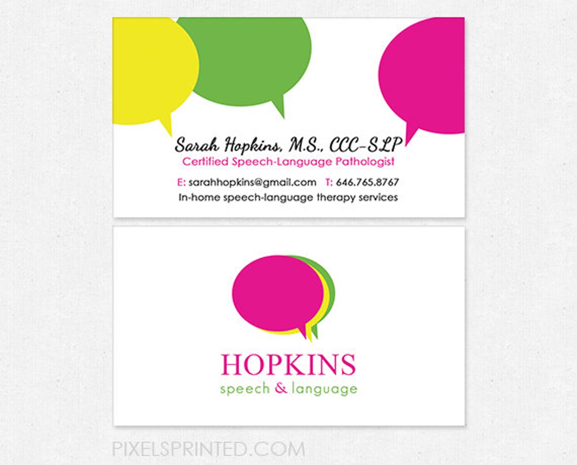 SLP Business Cards Thick Glossy or Matte Color Both Etsy
