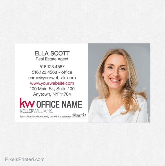 Keller Williams business card magnets – PixelsPrinted