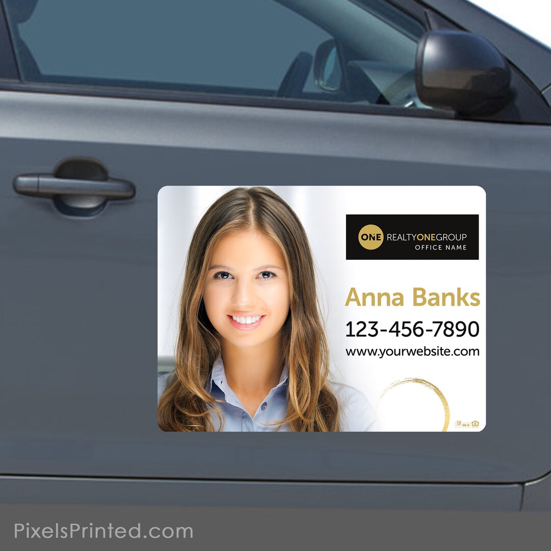 Printed Realty ONE Group Car Magnets: Realtor Marketing, 18x24 - Etsy