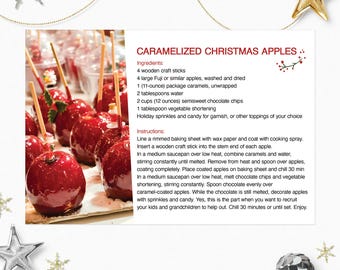 Printed Independent Real Estate Christmas Recipe Postcards: Realtor Holiday Mailers (4x6)