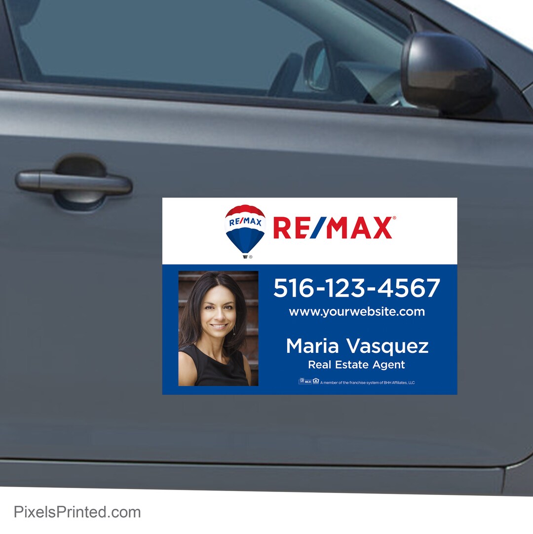 Printed REMAX Real Estate Car Decals, Realtor Car Decals - 12x18 - Etsy