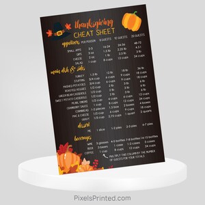 printed REMAX Thanksgiving cheat sheet postcard, realtor Fall Thanksgiving postcards,  4&quot;x6&quot; real estate fall postcards