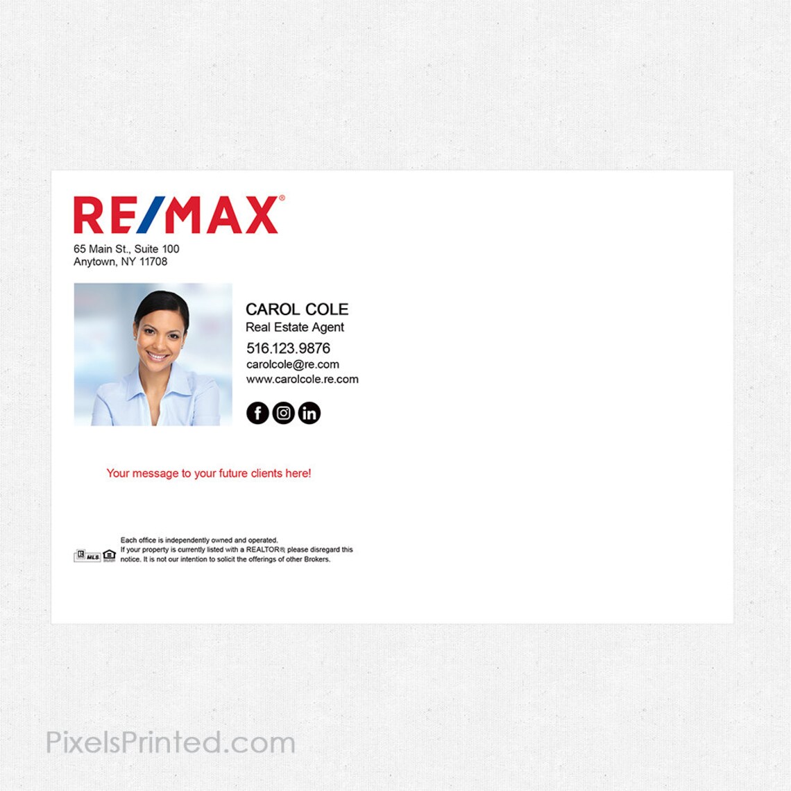 REMAX Summer Postcards 4x6 Thick Color Both Sides FREE | Etsy