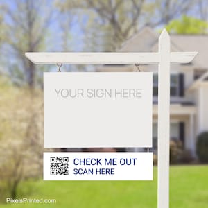 Printed EXP Realty Riders, QR Code Real Estate Riders, Realtor Riders ...