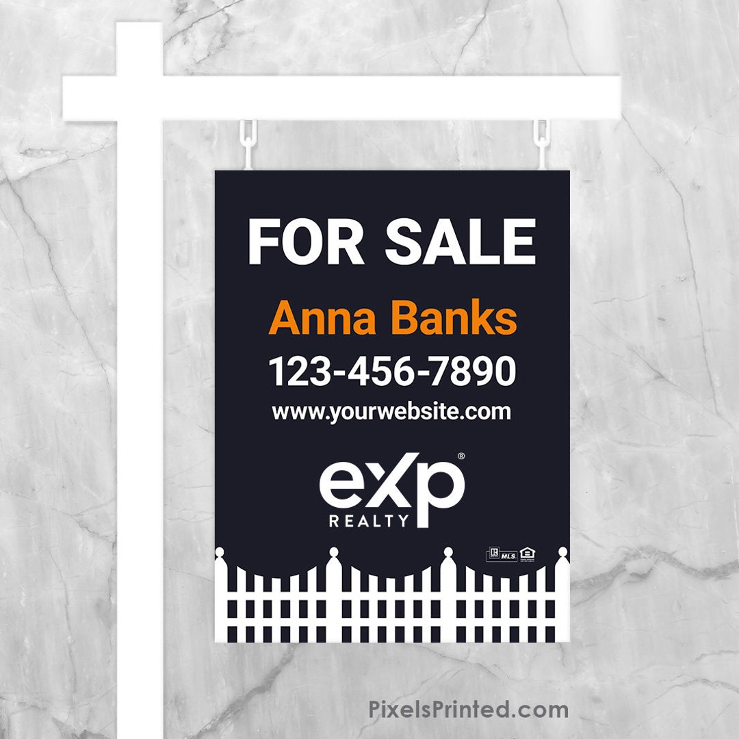 Printed EXP Realty Sign Panel 6 Mm Aluminum Sign Full Etsy UK