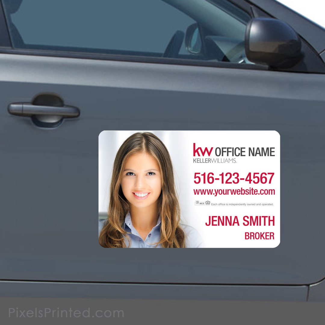 Keller Williams Real Estate Car 11x17 With Rounded Etsy