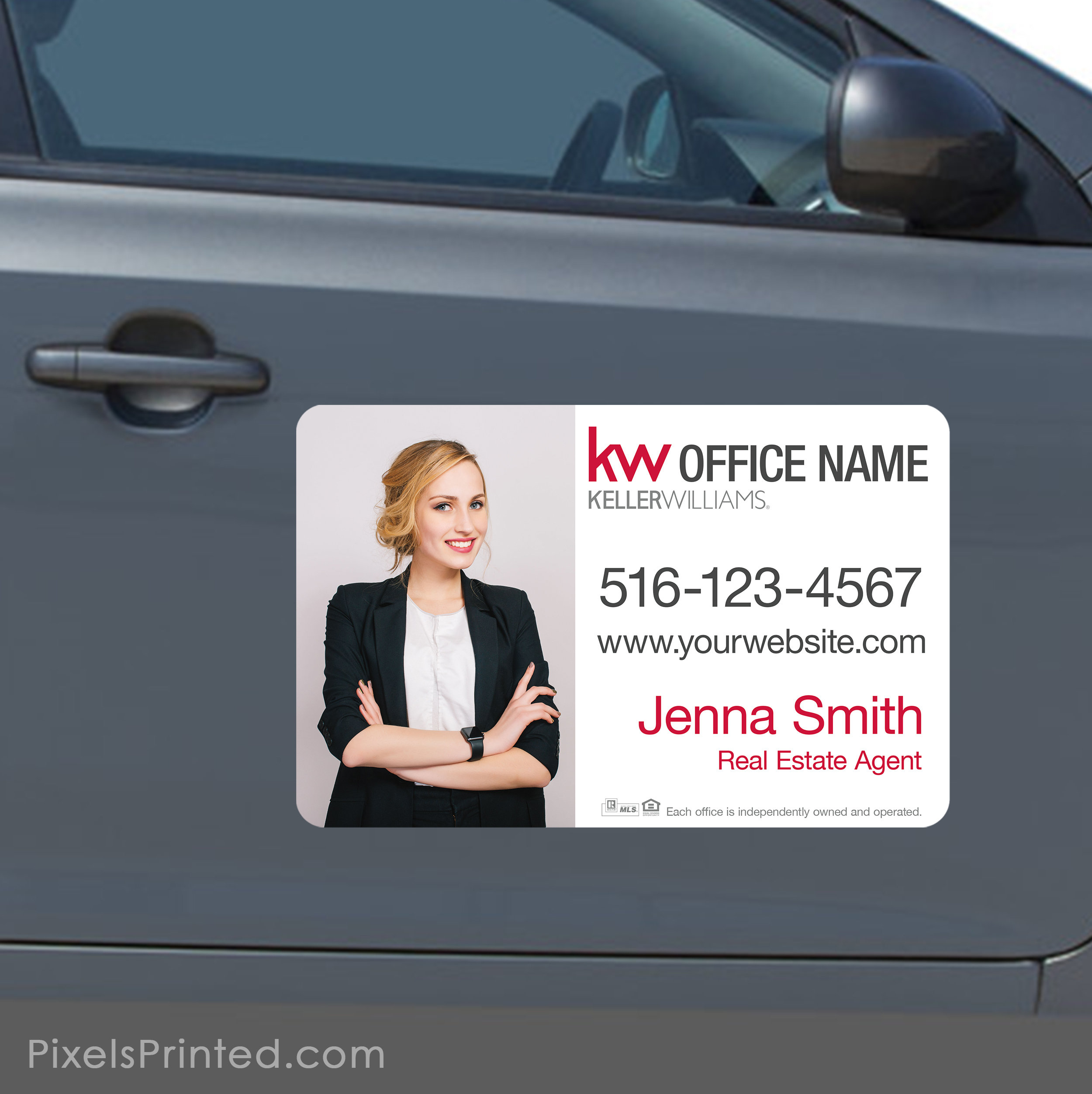 Keller Williams Real Estate Car Magnets: 11x17, Custom Printed Realtor ...