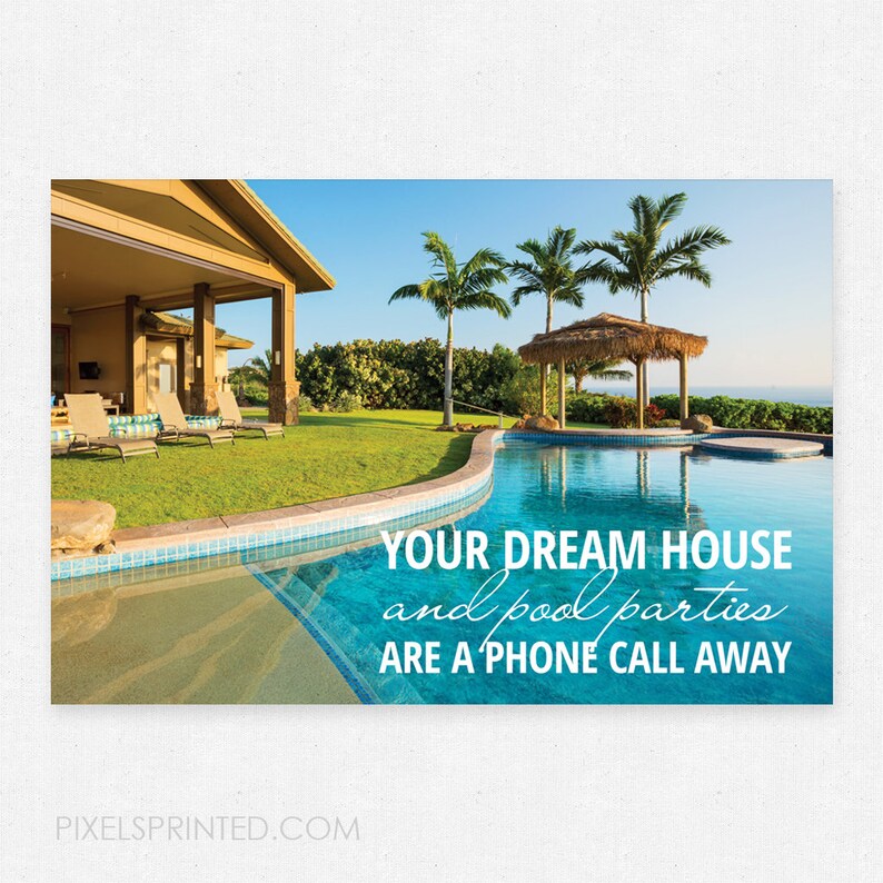 REMAX Summer Postcards 4x6 Thick Color Both Sides FREE | Etsy