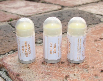 Orange Coconut - Mini Lip Balm with Shea Butter & Cocoa Butter