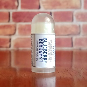 LIMITED EDITION Blueberry Bergamot Mini Lip Balm with Shea and Cocoa Butter image 1