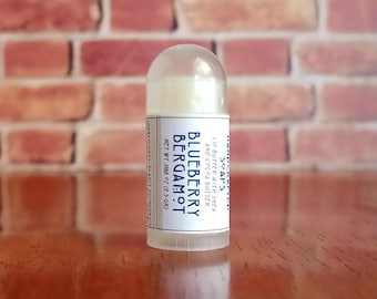 LIMITED EDITION - Blueberry Bergamot - Mini Lip Balm with Shea and Cocoa Butter