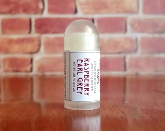 Raspberry Earl Grey - Mini Lip Balm with Shea Butter and Cocoa Butter