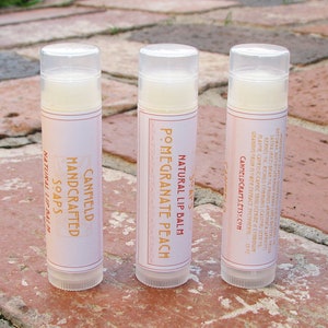 Bestseller Lip Balm Set 1 Clear Round tubes 4 flavors image 4