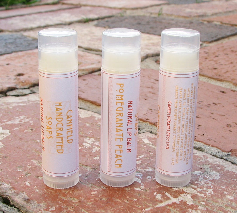 Bestseller Lip Balm Set 1 Clear Round tubes 4 flavors image 4