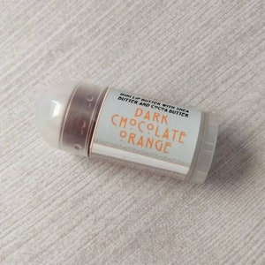 LIMITED EDITION Dark Chocolate Orange Mini Lip Balm with Shea and Cocoa Butter image 2