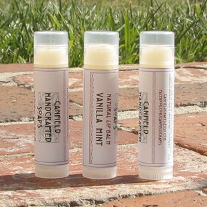 Bestseller Lip Balm Set 1 Clear Round tubes 4 flavors image 2