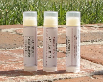 Bestseller Lip Balm Set 1 - Clear Round tubes - 4 flavors