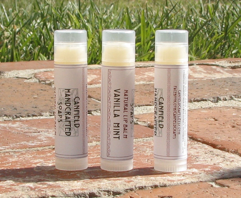 Bestseller Lip Balm Set 1 Clear Round tubes 4 flavors image 2