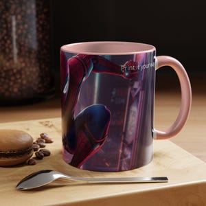 Spider-Man Action Pose Mug | Accent Coffee Mug 11oz 15oz image 4