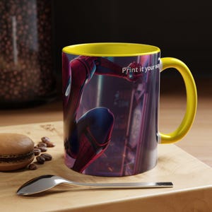 Spider-Man Action Pose Mug | Accent Coffee Mug 11oz 15oz image 8