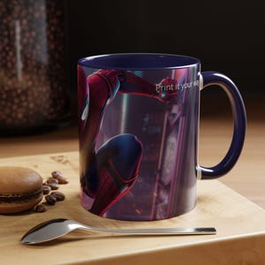 Spider-Man Action Pose Mug | Accent Coffee Mug 11oz 15oz image 3