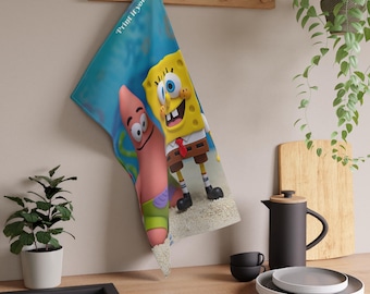 SpongeBob und Patrick Geschirrtuch | Küchenhandtuch