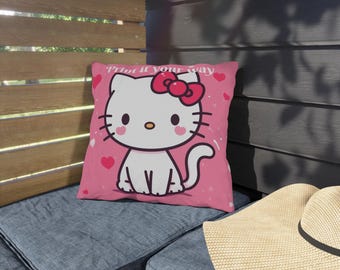 Personalisierte Name Outdoor Kissen | Bedrucktes Kissen mit Name