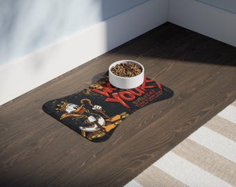 Scrooge Duck King Illustration Pet Feeding Mat | The World Is Yours