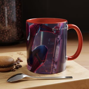 Spider-Man Action Pose Mug | Accent Coffee Mug 11oz 15oz image 5