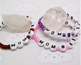 METAL BEADS CHILD//VULNERABLE ADULT PERSONALISED PHONE NUMBER BRACELET