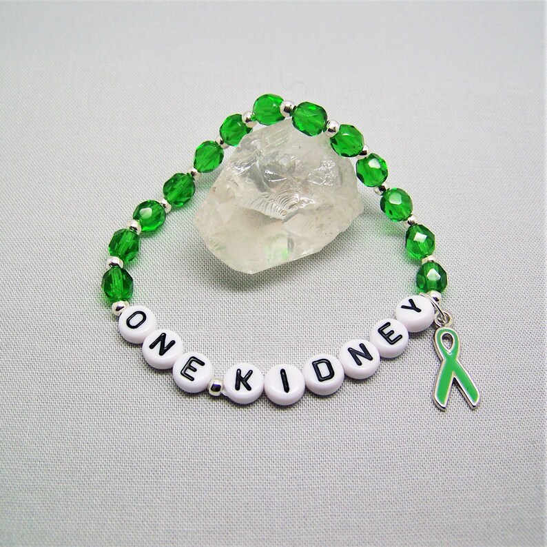 Organ Donor Bracelet Kidney Disease Transplant Awareness Etsy