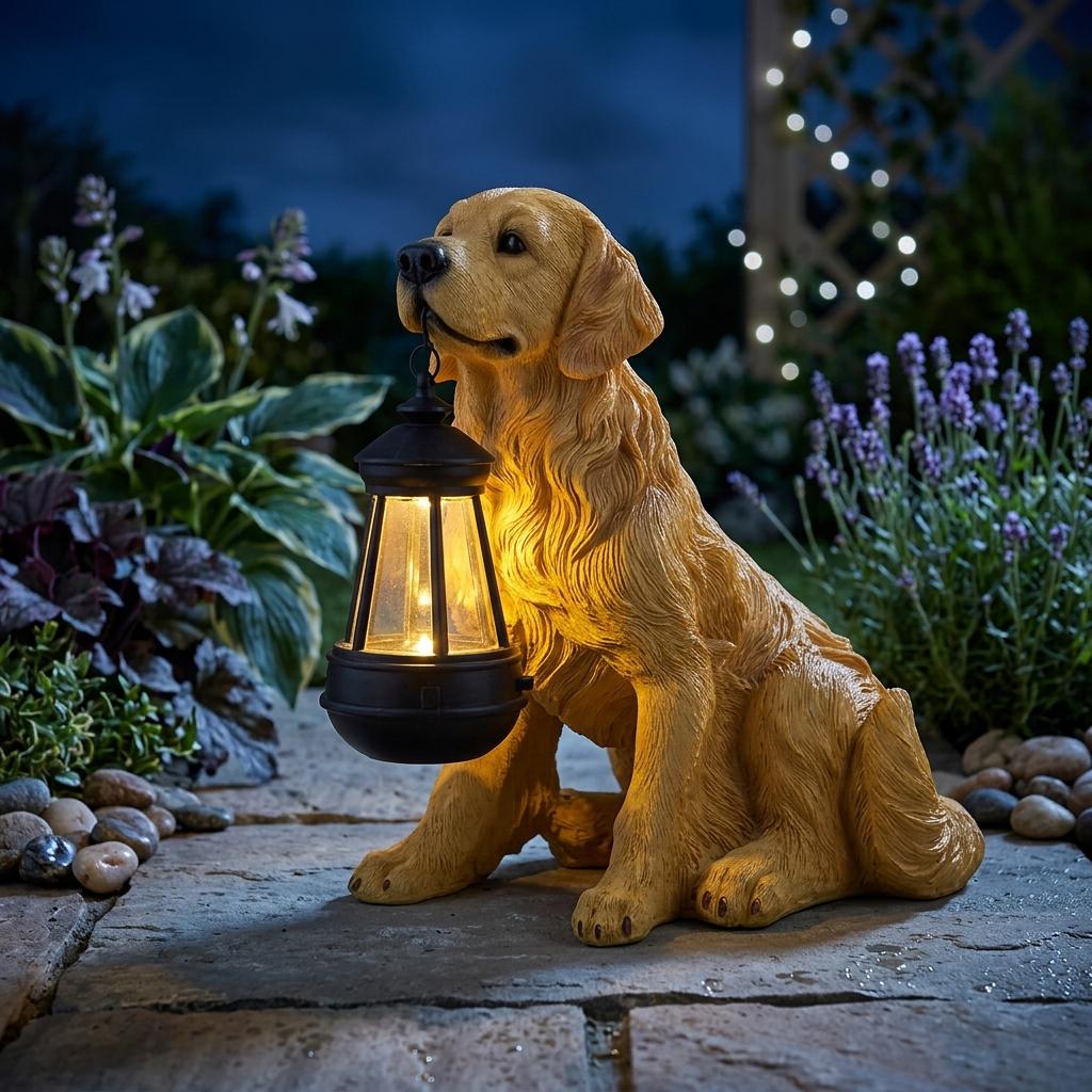 Buste Golden Retriever Miniature Art Dog édition Limitée Résine Bronze