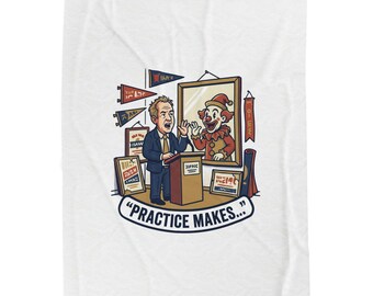 Tariff Taco Pun Blanket | political joke, protest typography, acronym meme