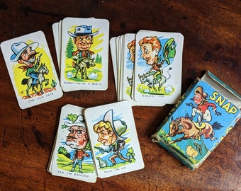 Vintage Snap Card Game Clifford Series